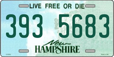 NH license plate 3935683