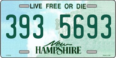 NH license plate 3935693