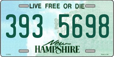 NH license plate 3935698