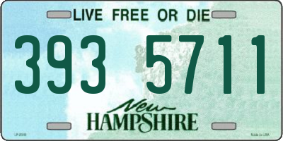 NH license plate 3935711