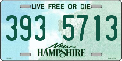 NH license plate 3935713