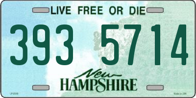 NH license plate 3935714