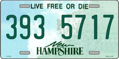 NH license plate 3935717
