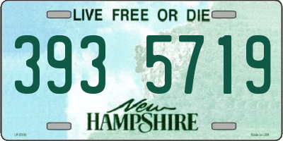 NH license plate 3935719