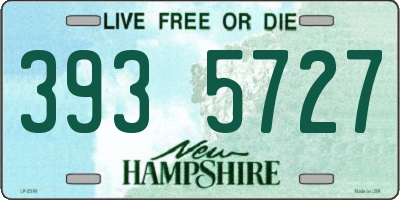 NH license plate 3935727