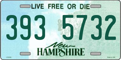 NH license plate 3935732