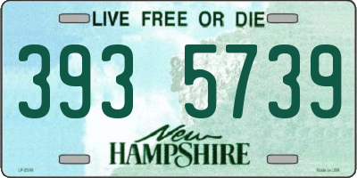 NH license plate 3935739