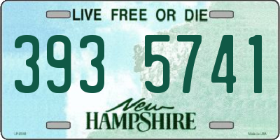 NH license plate 3935741