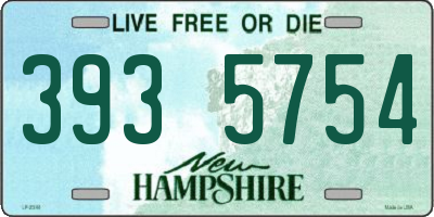 NH license plate 3935754