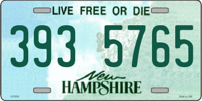 NH license plate 3935765