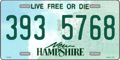 NH license plate 3935768