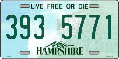 NH license plate 3935771