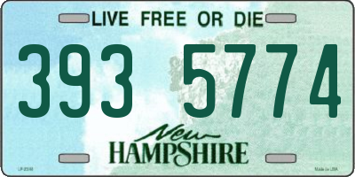 NH license plate 3935774