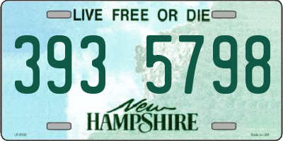 NH license plate 3935798