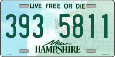 NH license plate 3935811