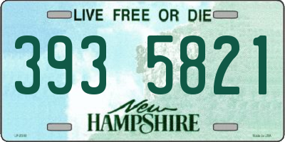 NH license plate 3935821
