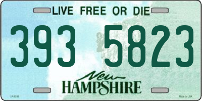 NH license plate 3935823