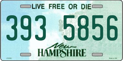NH license plate 3935856