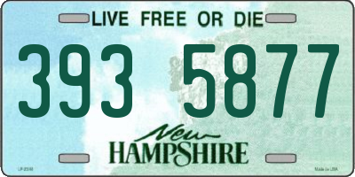 NH license plate 3935877