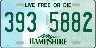 NH license plate 3935882