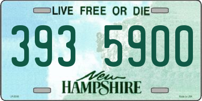 NH license plate 3935900