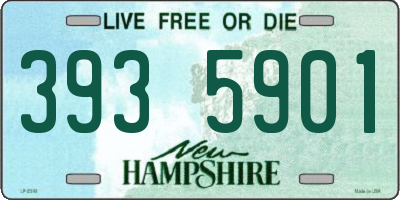 NH license plate 3935901