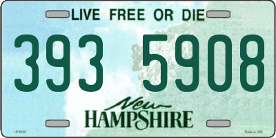 NH license plate 3935908
