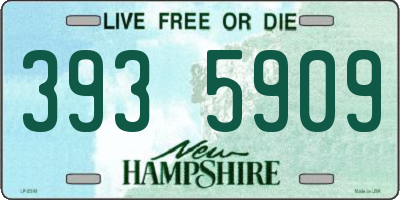 NH license plate 3935909