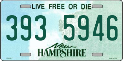 NH license plate 3935946