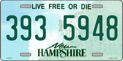 NH license plate 3935948
