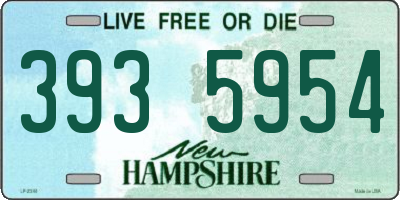 NH license plate 3935954