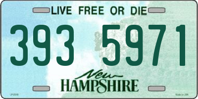 NH license plate 3935971