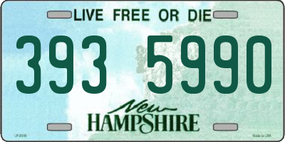 NH license plate 3935990