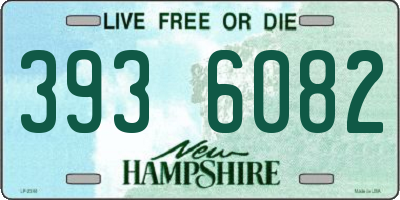 NH license plate 3936082