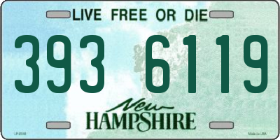 NH license plate 3936119