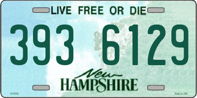 NH license plate 3936129