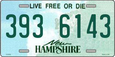 NH license plate 3936143