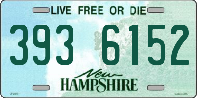 NH license plate 3936152