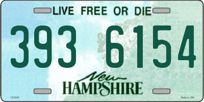NH license plate 3936154