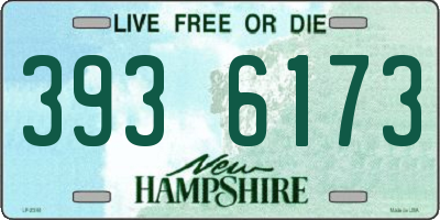 NH license plate 3936173