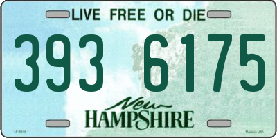 NH license plate 3936175