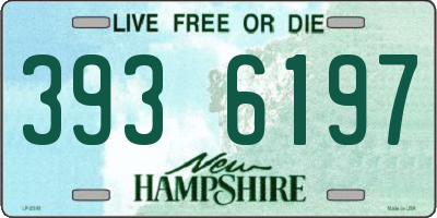 NH license plate 3936197