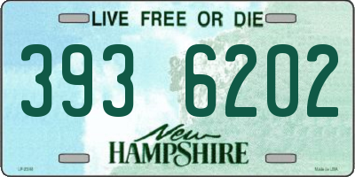 NH license plate 3936202