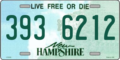 NH license plate 3936212
