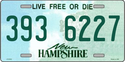 NH license plate 3936227