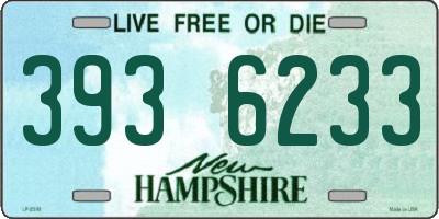 NH license plate 3936233