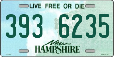 NH license plate 3936235