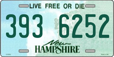 NH license plate 3936252