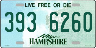 NH license plate 3936260