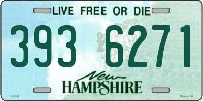 NH license plate 3936271